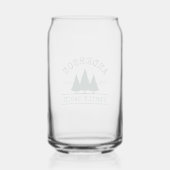 Nom de famille Cabine Forest Green Pines (Verso)