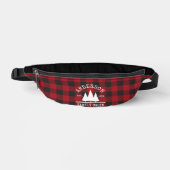 Nom de famille Cabine Red Buffalo Plaid (Recto)