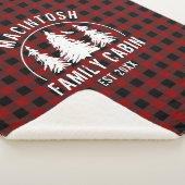 Nom de famille du cabine Red Black Buffalo Plaid (3/4)