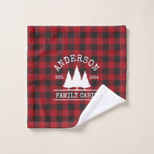 Nom de famille du cabine Red Buffalo Plaid