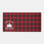 Nom de famille du cabine Red Buffalo Plaid (Recto)