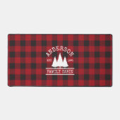 Nom de famille du cabine Red Buffalo Plaid Mat (Recto)