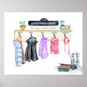 Nom de famille | Impression personnalisée de la ga (Devant)