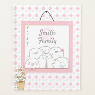 Nom de famille Monogramme 2025 Rose