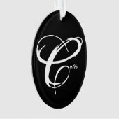 Nom de famille personnalisable ornement (devant)