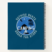 Nom de famille personnalisé Journal de camping ble (Dos)