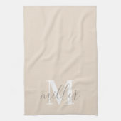 Nom de famille personnalisé Serviette de cuisine (Vertical)