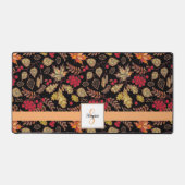 Nom de famille sur le feuillage d'automne (Recto)