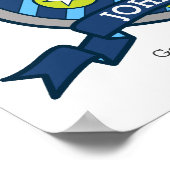 Nom de Johan signifiant affiche de l'écusson vert  (Coin)