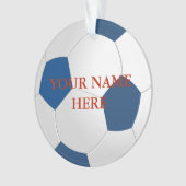 Nom de la balle de football personnalisée Noël (devant)