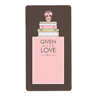 Nom de la botte sucrée Étiquette rose | BROWN