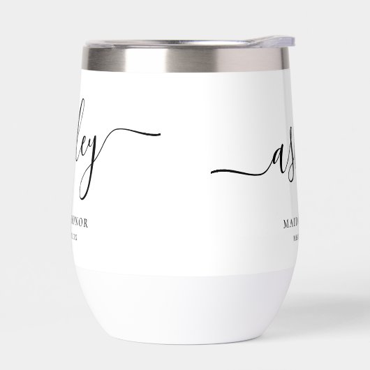 Nom de la calligraphie de script de la servante d' (Gauche)