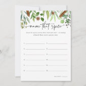 Nom de la carte de jeu de Fête des mariées épicée (Devant)