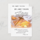Nom de la carte de prière 10e Croix anniversaire d (Devant / Derrière)
