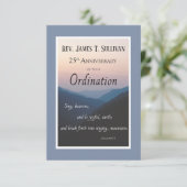 Nom de la carte de prière 25e anniversaire de l'or (Debout devant)