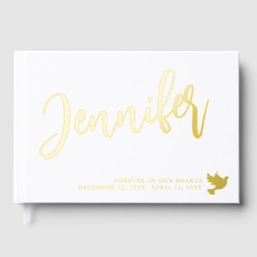 Nom de la colombe d'or dans le mémorial blanc de s (Recto)