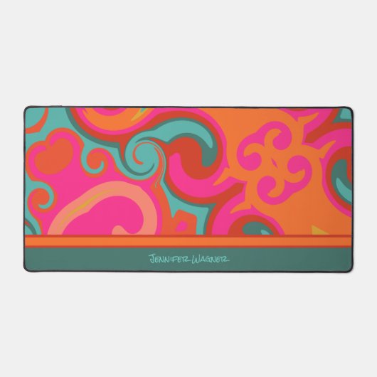 Nom de la conception du saumon rouge Abstrait (Recto)