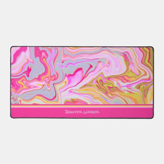 Nom de la conception en marbre rose Abstrait (Recto)