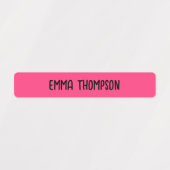 Nom de la couleur de la nature étiquettes pour l'é (Design 2)