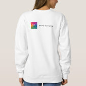 Nom de la femme Sweatshirts Votre entreprise Logo  (Dos)