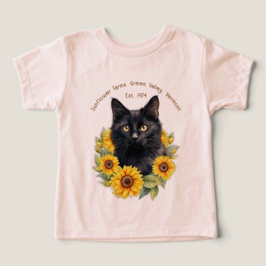 Nom de la ferme Sunflower Cat (Design Recto)