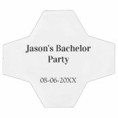 Nom de la fête de Bachelor date simple minimal mei (Plat)