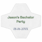 Nom de la fête de Bachelor date simple minimal mei (Plat)