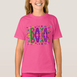 Nom de la fille Raya Stars and Hearts T-Shirt