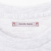 Nom de la fille Tissu Vêtements Étiquette Rainbow  (Apposé)