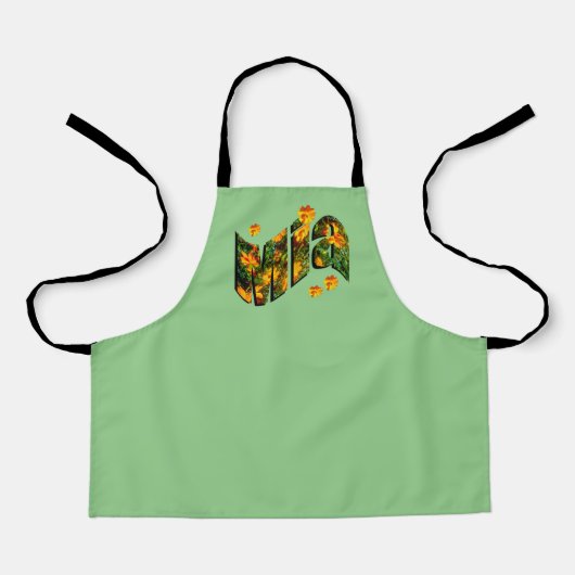 Nom de la fleur, tablier (Recto)