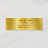 Nom de la graduation Carte Script moderne Insérer (Dos)