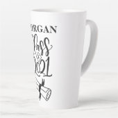 Nom de la graduation Latte Mug personnalisée (Angle droit)