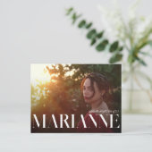 Nom de la grande série Photo Graduation Invitation (Debout devant)