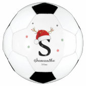 Nom de la lettre Santa Hat | Monogramme | Initiale (Devant)