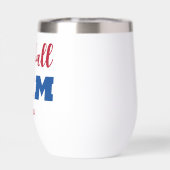 Nom de la maman de baseball personnalisée (Arrière)