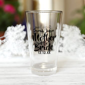 Nom de la mère de la mariée Verre Cadeau de mariag