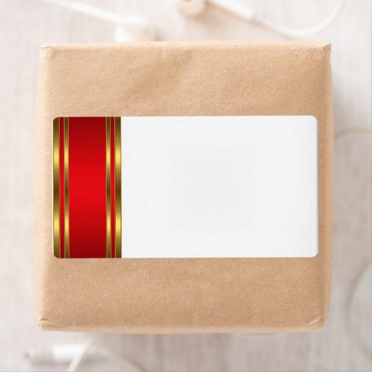 Nom de la partie Balise Étiquette or rouge (En situation)