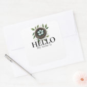 Nom de la partie de nidification Étiquette Nid d'o (Enveloppe)