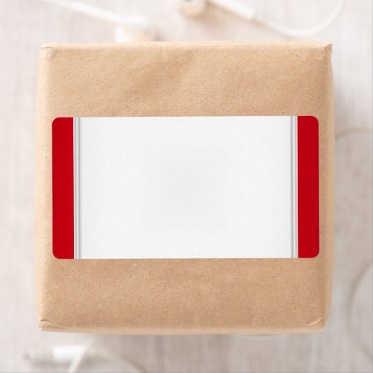 Nom de la partie Étiquette de balise rouge blanc (En situation)