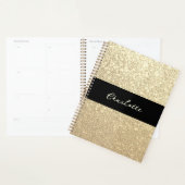 Nom de la Parties scintillant de luxe Sparkle Gold (Devant avec enveloppe)