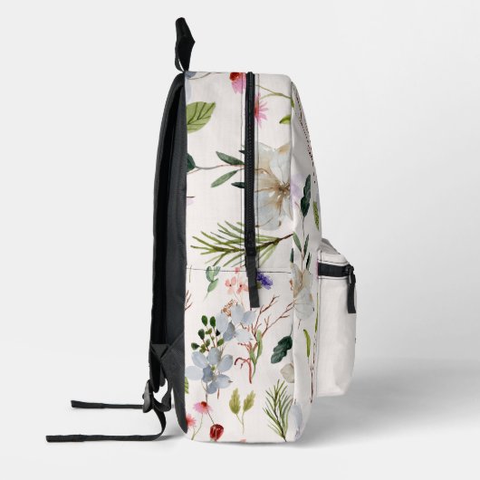 Nom de la Personnaliser d'impression florale Sac à (Gauche)