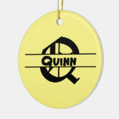 Nom de la Personnaliser Lettre ornement (Gauche)