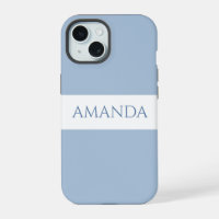 Nom de la Personnaliser Minimal Dusky Blue