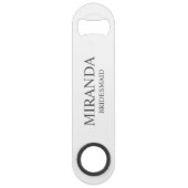 Nom de la servante d'accueil personnalisée classiq (Devant)