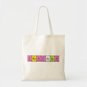 Nom de la table périodique Franchesco sac fourre-t