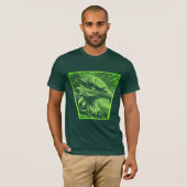 Nom de l'aigle vert Graphique T-shirt (Devant entier)