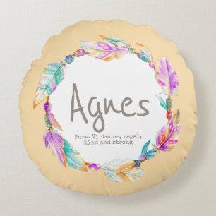 Nom de l'aquarelle de plume signifiant coussin ron