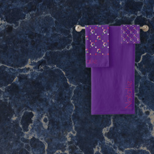 Nom de lavande motif géométrique