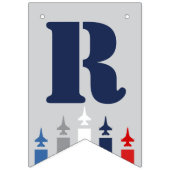 Nom de l'aviateur Bannière Air Force Militaire Fig (Troisième drapeau)