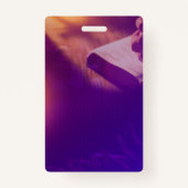 Nom de l'église Modèle d'ID de badge (Dos)